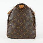 Louis Vuitton Speedy 35 M41524 Monogram Canvas Brown Used Handbag 09E104400011