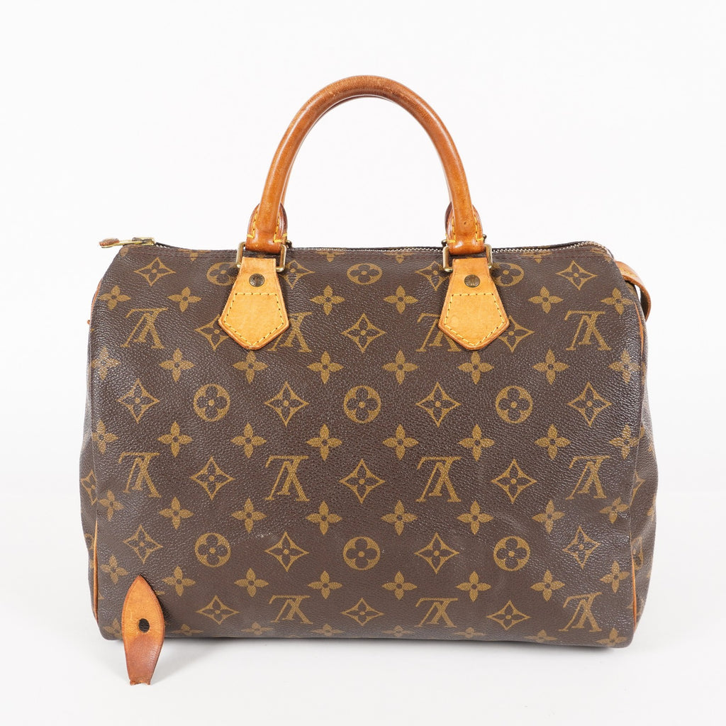 Authentic Louis Vuitton Monogram Speedy 30 Handbag vintage M41526 06E115948810