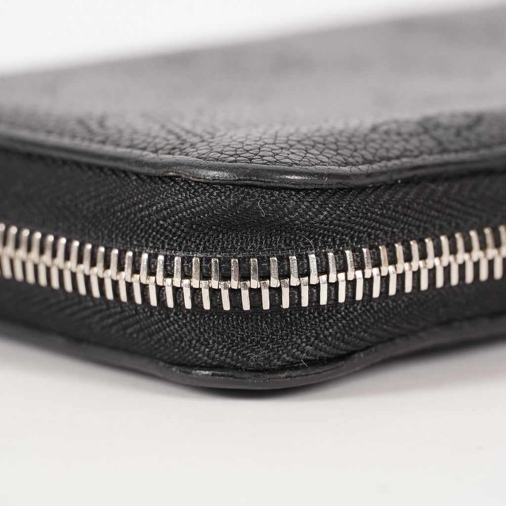 Louis Vuitton Monogram Mahina Zippy Zip-Around Wallet Noir M61867 03T093500009