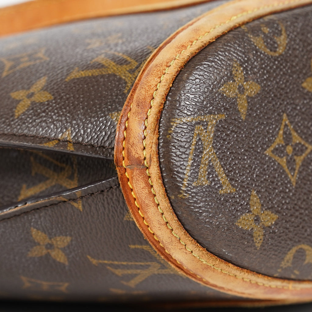 Louis Vuitton Babylone Monogram Shoulder Tote Bag Brown M51102 07E072200017