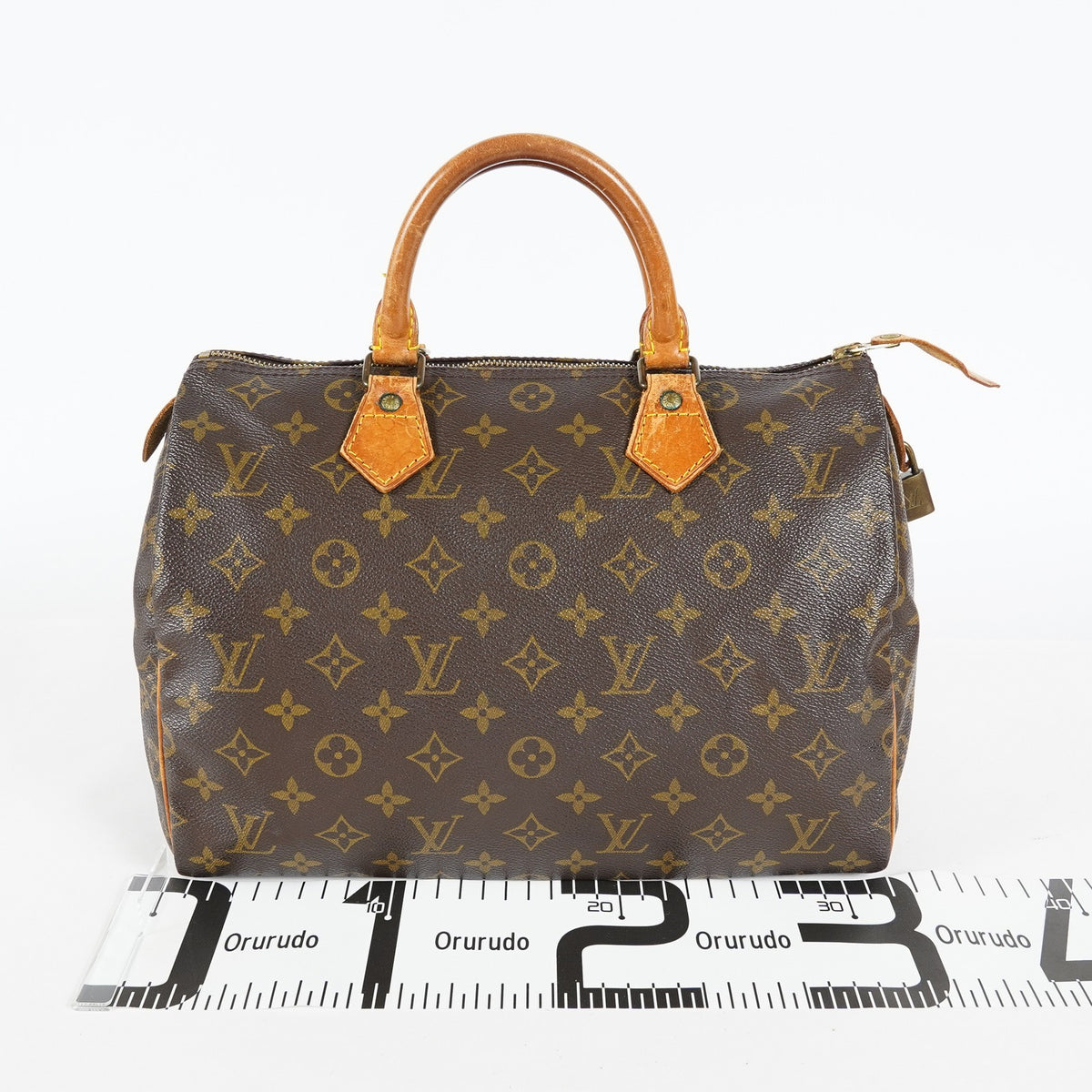 Louis Vuitton Speedy 30 M41526 Monogram Canvas Brown Used Handbag 09E275500006