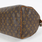 Louis Vuitton Speedy 35 M41107 Monogram Brown Hand Bag Used Vintage 07E076710016
