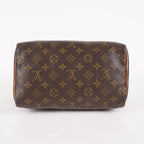 Louis Vuitton Speedy 25 M41528 Monogram Canvas Boston Handbag Brown 07E057150004