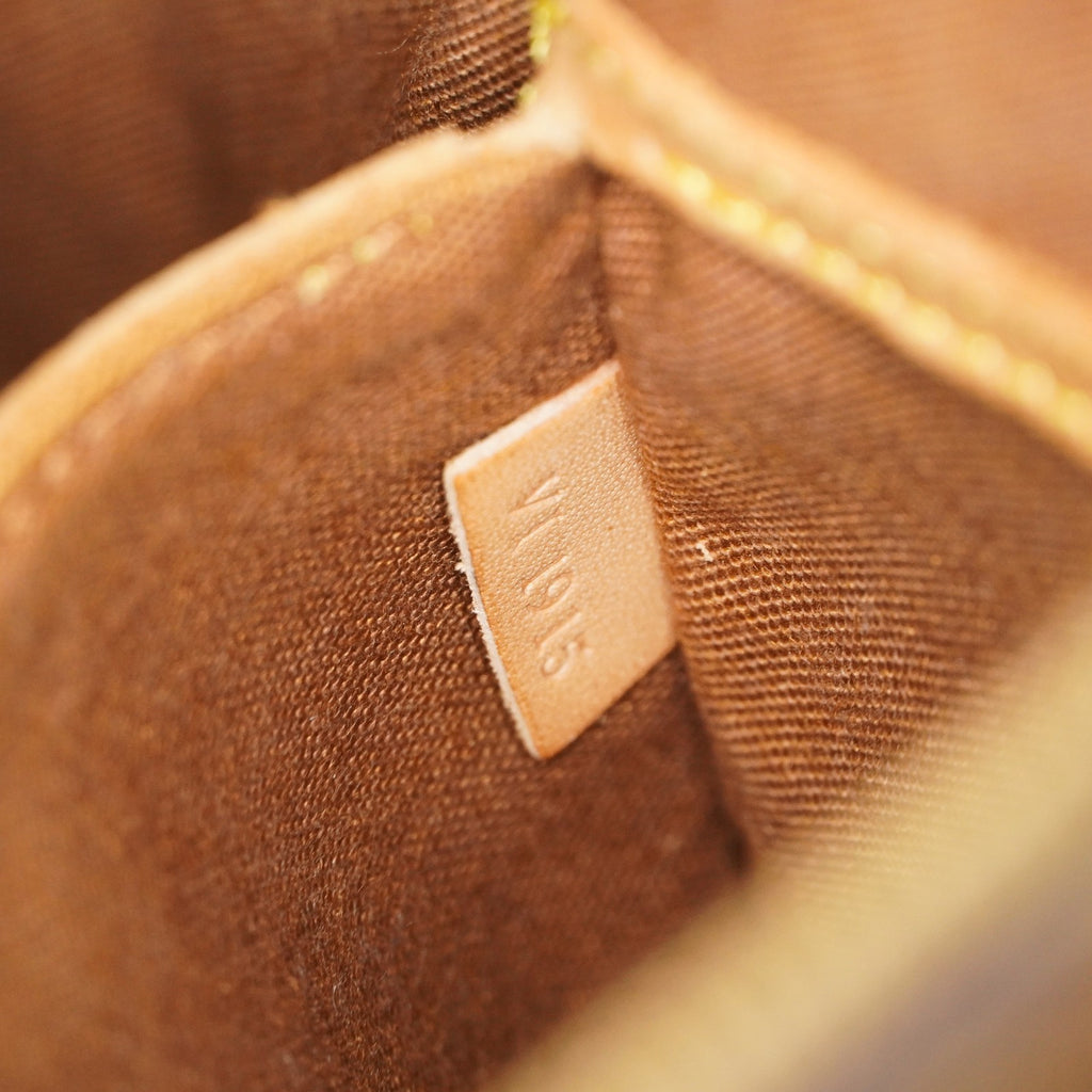 Louis Vuitton Alma PM M51130 Monogram Canvas Brown Used Handbag 09E112530011