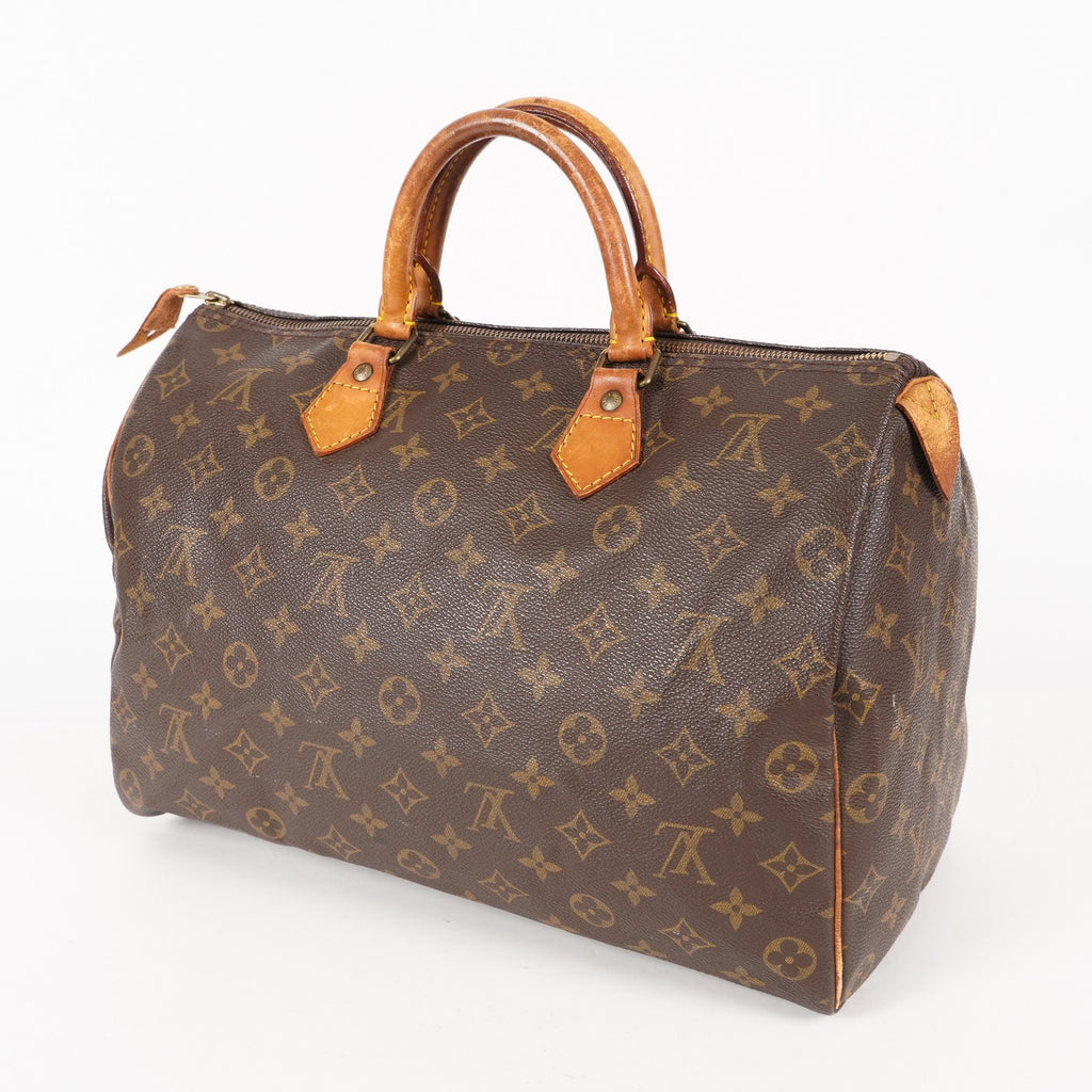 Authentic Louis Vuitton Monogram Speedy 35 Handbag vintage M41524 06E386050002