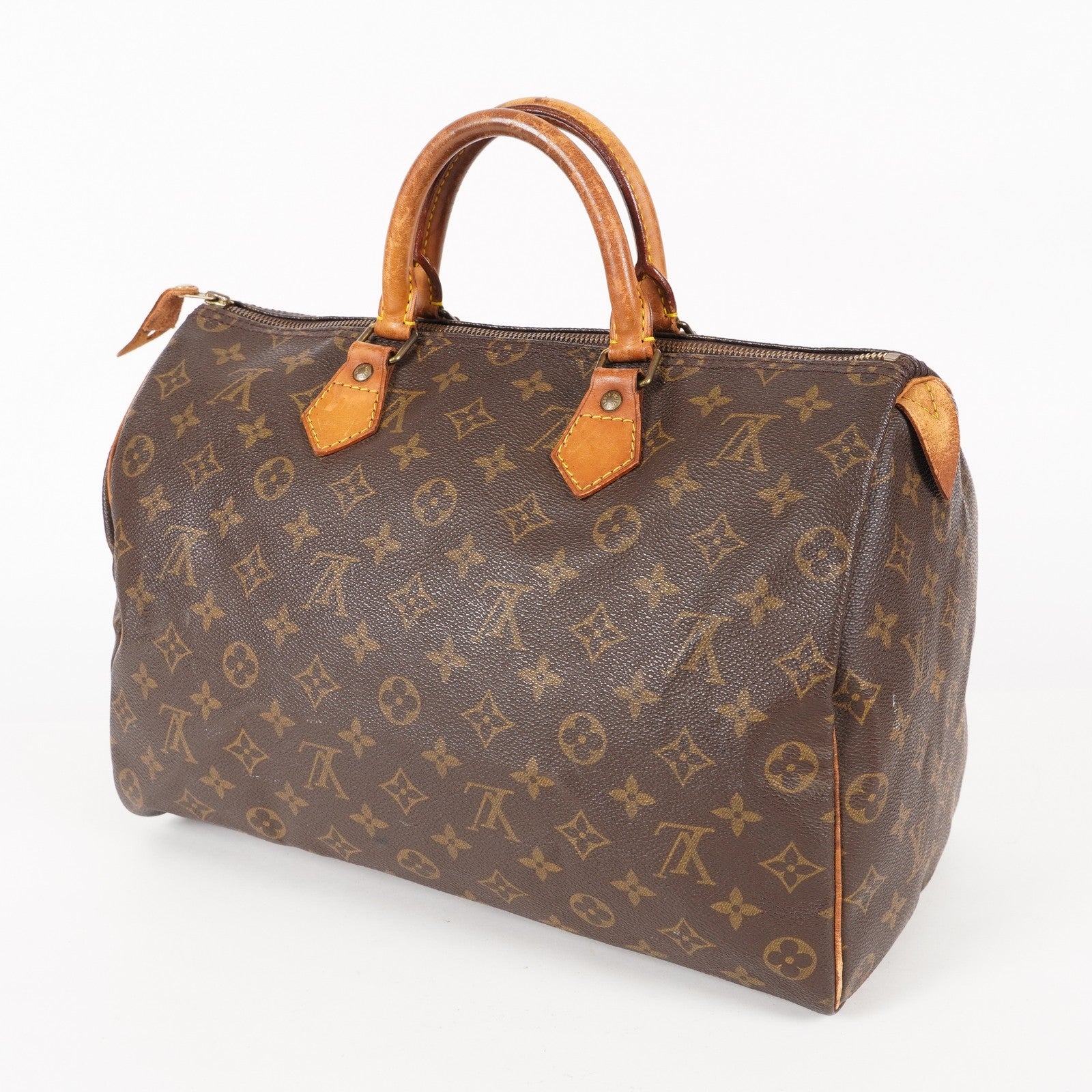 Authentic Louis Vuitton Monogram Speedy 35 Handbag vintage M41524 06E386050002