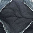 HERMES Fourre-Tout MM Black Canvas Tote Bag Hand Bag Purse Used 07A08605005