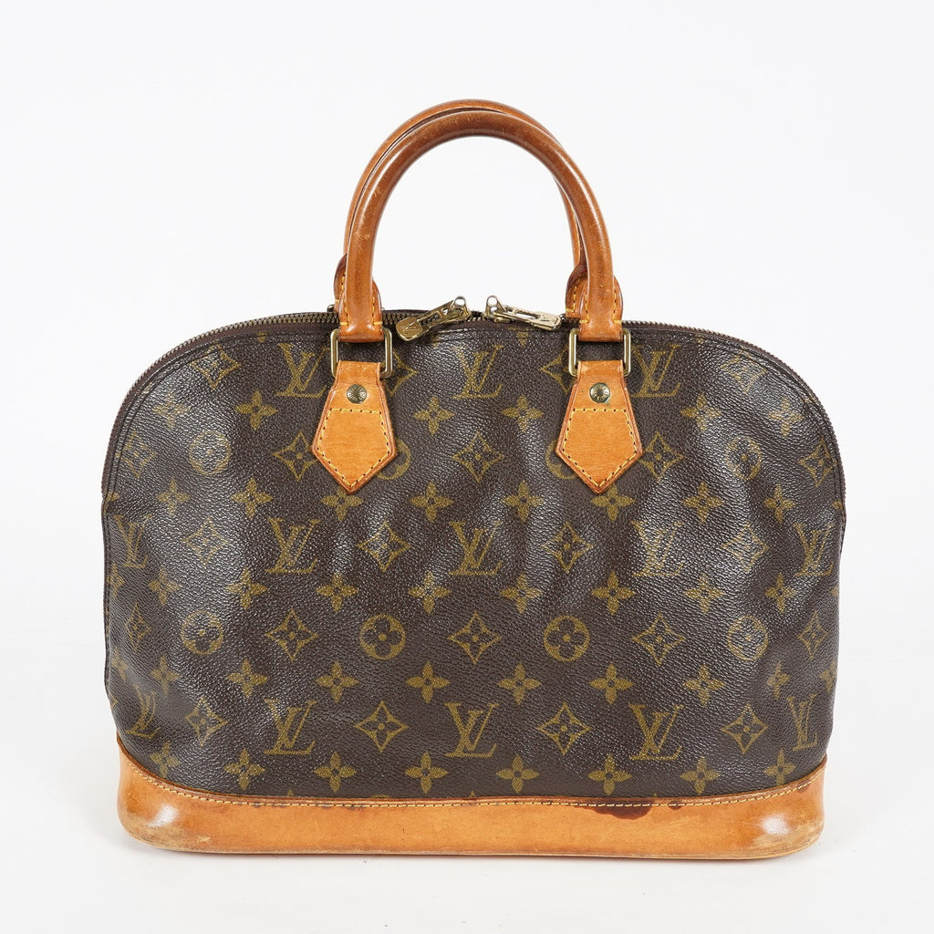 Louis Vuitton Alma PM Handbag M51130 Monogram Canvas Brown Vintage 08A293088803