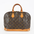 Louis Vuitton Alma PM Handbag M51130 Monogram Canvas Brown Vintage 08A293088803