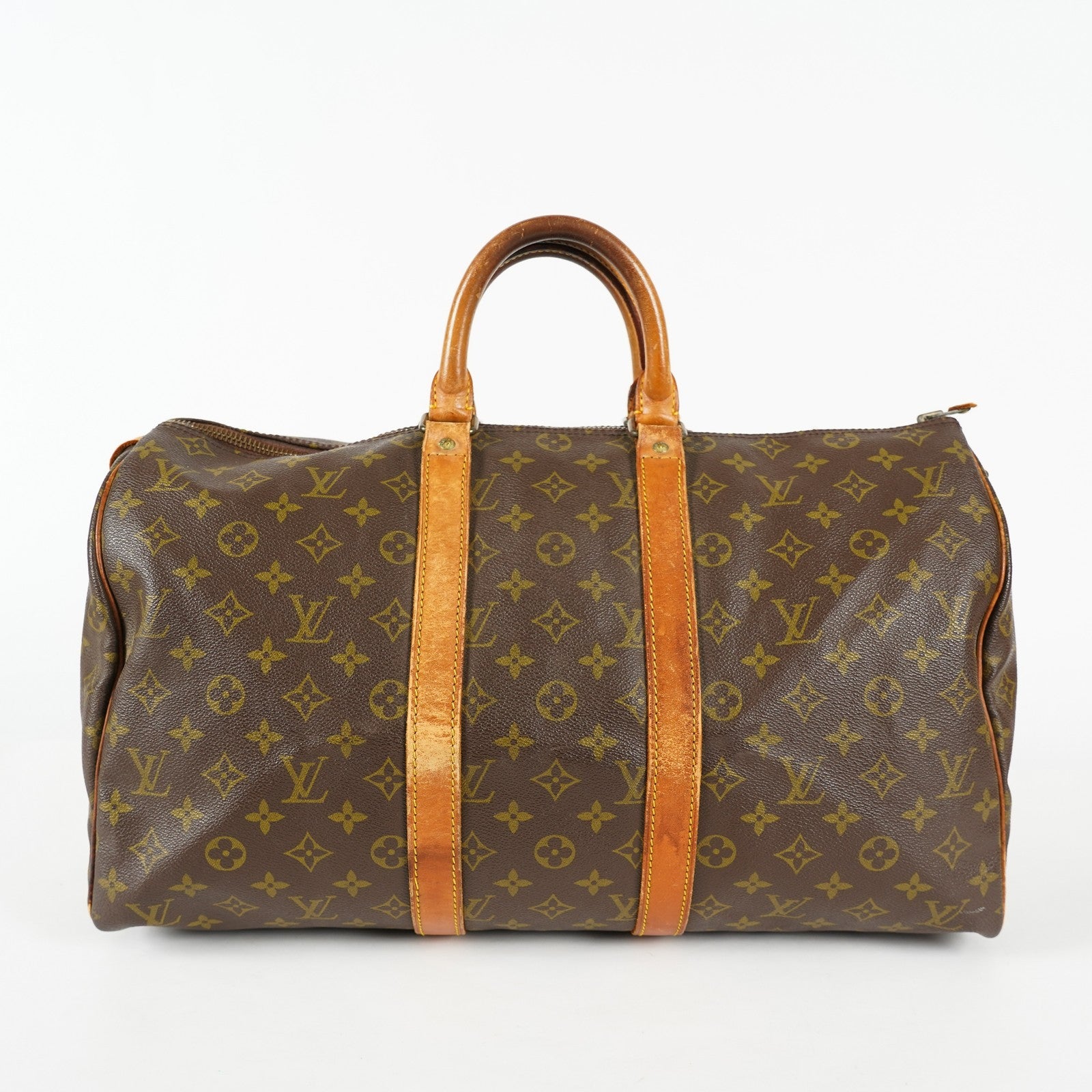 LOUIS VUITTON Keepall 45 M41428 Monogram Boston Bag Brown vintage 03T094500006