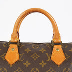 Louis Vuitton Speedy 35 M41107 Monogram Brown Hand Bag Used Vintage 07E076710016