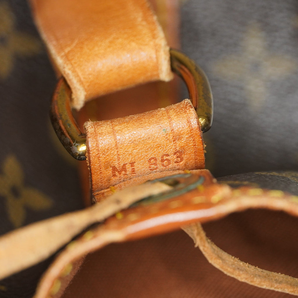 Louis Vuitton Noe GM M42224 Monogram Canvas Brown Used Bucket Bag 08A094576003