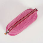 Hermes Bolide Pouch Mini Mini Pink Canvas Leather Used 07E27825001