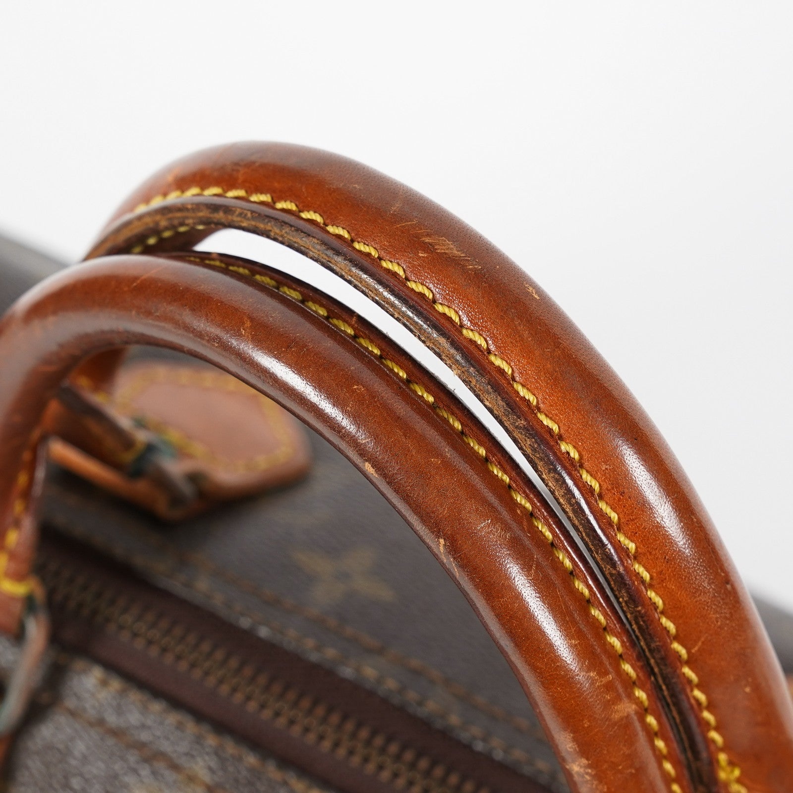 Louis Vuitton Speedy 35 M41524 Monogram Canvas Hand Bag Brown Used 07E103850017
