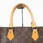 LOUIS VUITTON Sac Plat Handbag Monogram Canvas Brown M51140 06E092310012