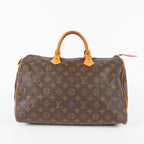 Authentic Louis Vuitton Monogram Speedy 35 Handbag vintage M41524 05E256050016