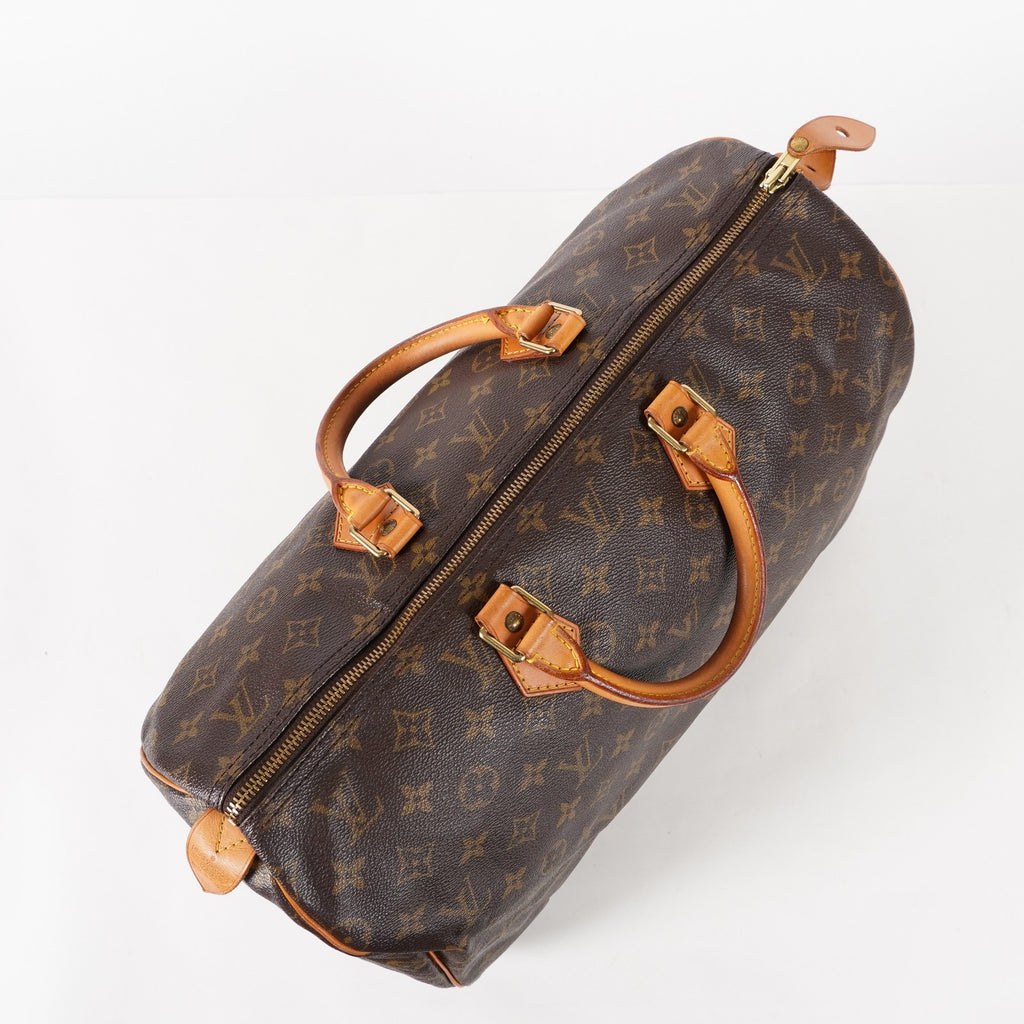 Authentic Louis Vuitton Monogram Speedy 40 Hand Boston Bag M41522 03E079020011
