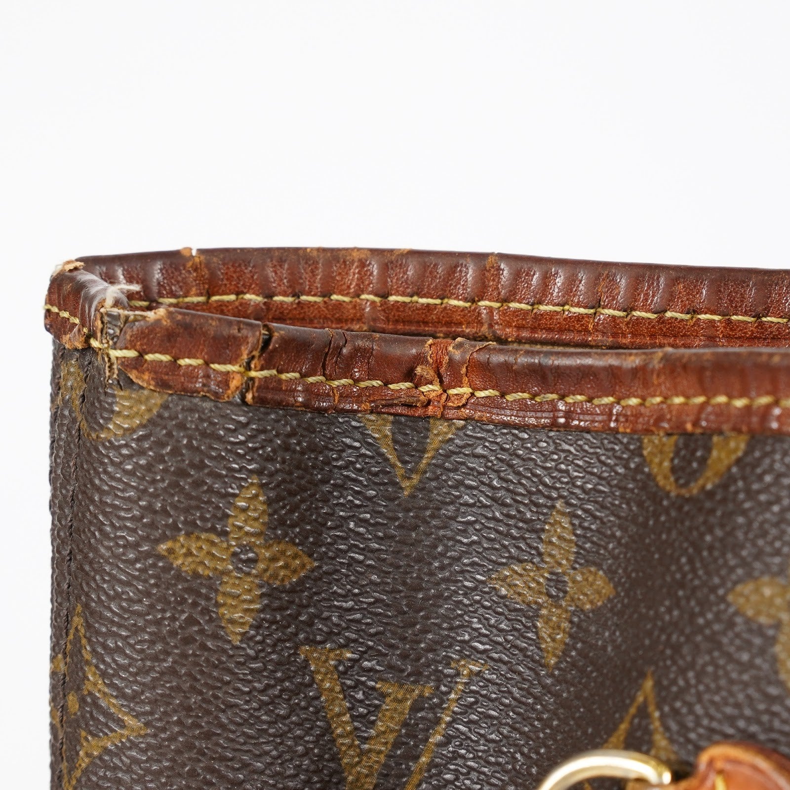 Louis Vuitton Neverfull GM M40157 Monogram Brown Canvas Tote Bag 08E274180010