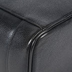 CHANEL Caviar Skin CC Vanity Bag Black Gold Hardware Vintage Case 08E047150002