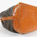 Louis Vuitton Noe GM M42224 Monogram Canvas Brown Used Bucket Bag 08A094576003
