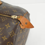 Louis Vuitton Speedy 35 M41524 Monogram Canvas Brown Used Handbag 04A295948807