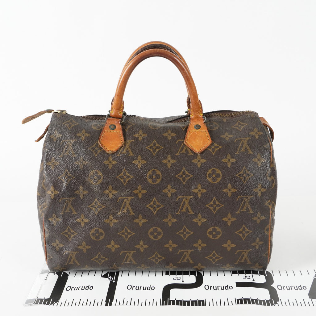 Authentic Louis Vuitton Monogram Speedy 30 M41526 Handbag vintage 03A226063227