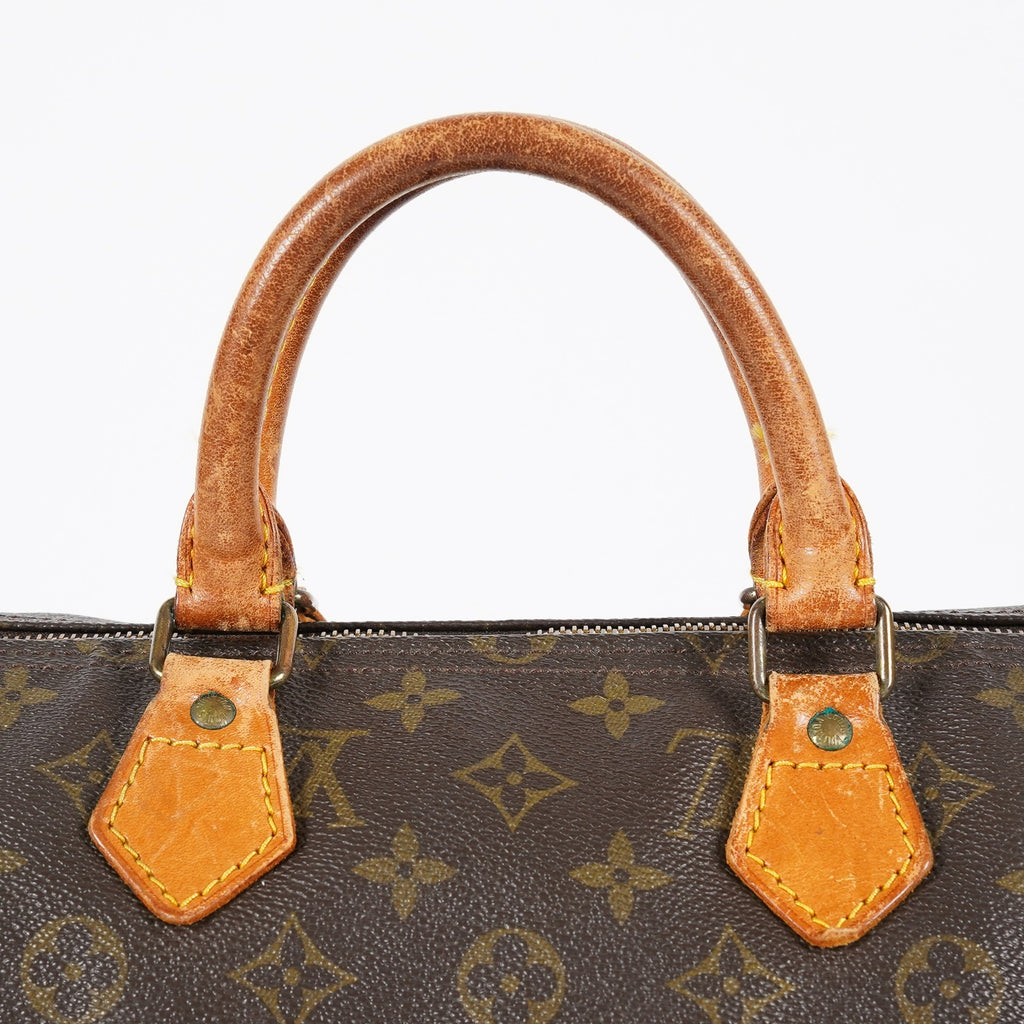 Louis Vuitton Speedy 35 M41524 Monogram Canvas Brown Used Handbag 08A365033603