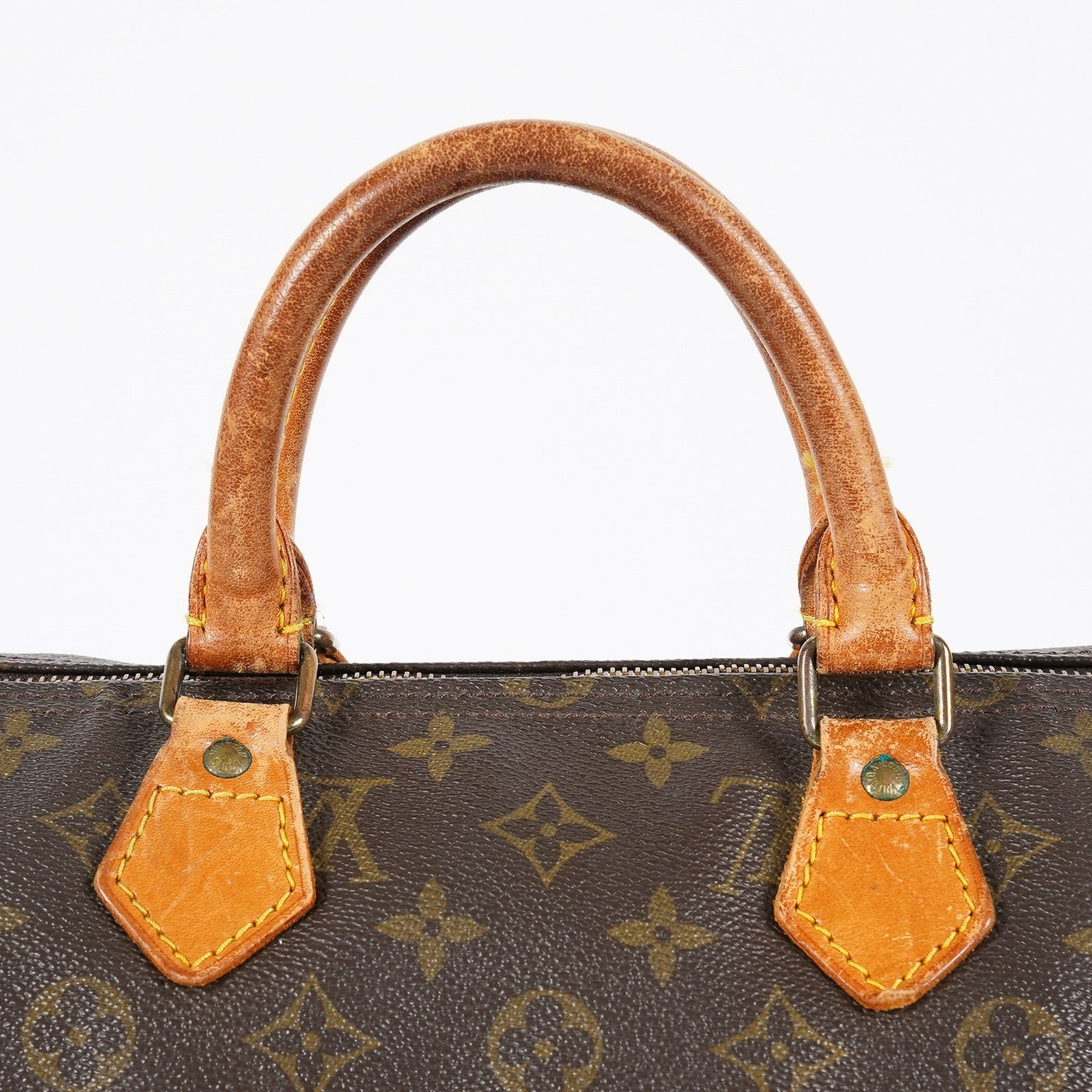 Louis Vuitton Speedy 35 M41524 Monogram Canvas Brown Used Handbag 08A365033603