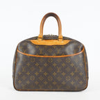 Louis Vuitton Deauville M47270 Monogram Canvas Brown Used Handbag 09M452945808