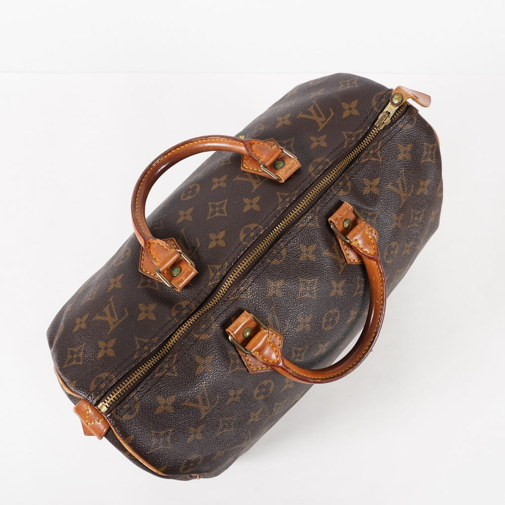 Authentic Louis Vuitton Monogram Speedy 35 M41524 Handbag vintage 02E216050018