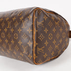 Authentic Louis Vuitton Monogram Speedy 30  Handbag M41526 vintage 05E309020016