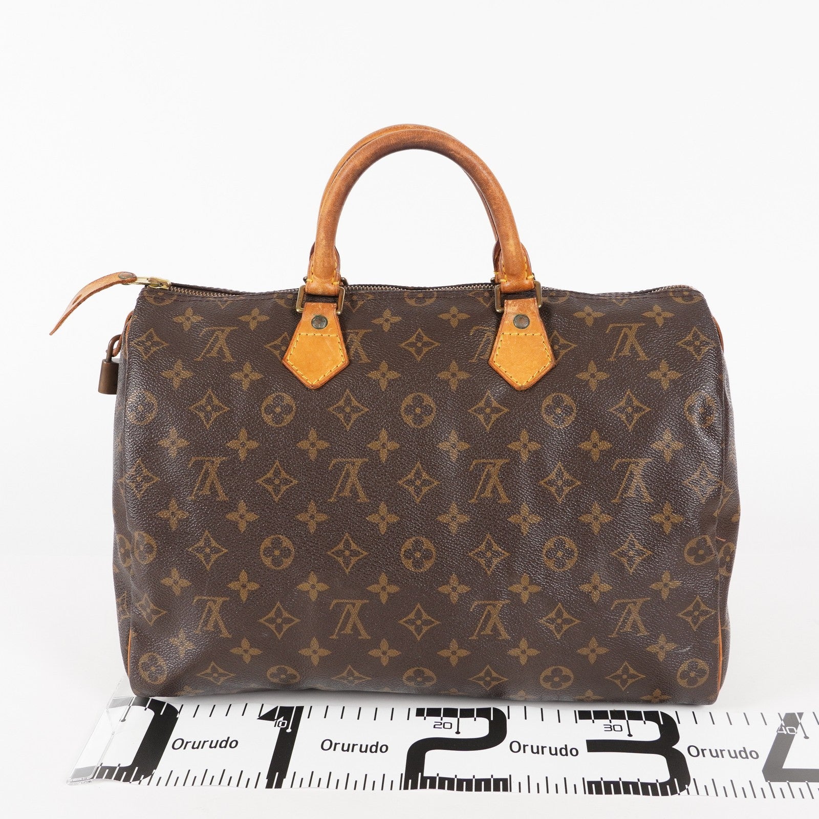 Authentic Louis Vuitton Monogram Speedy 35 M41524 Handbag 03A075948806