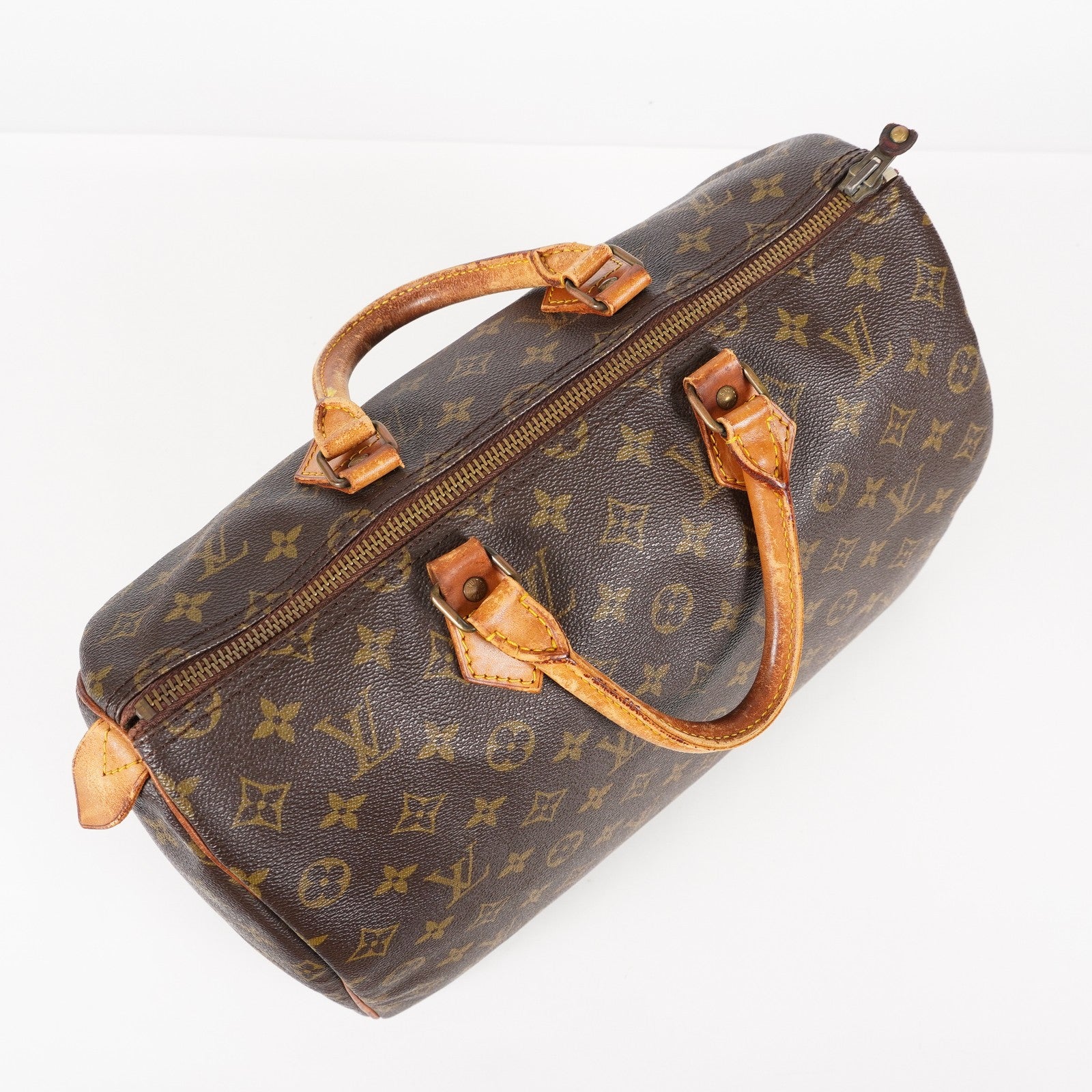 Authentic Louis Vuitton Monogram Speedy 35 Hand bag M41524 vintage 06E054180015