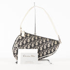  CHRISTIAN DIOR Monogram Mini Saddle Pochette Navy/Black 01E215720008
