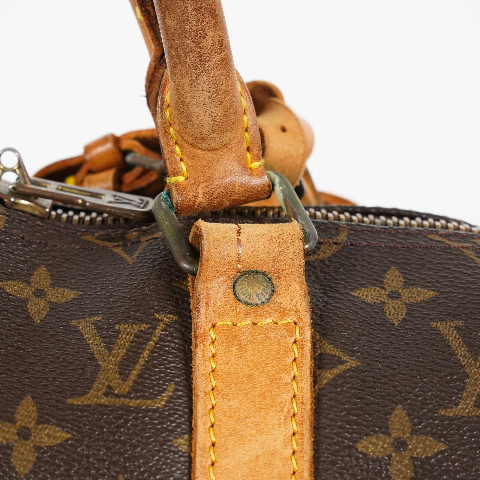 Louis Vuitton Keepall 50 Monogram Brown Duffle Bag M41426 Used 08E163630007