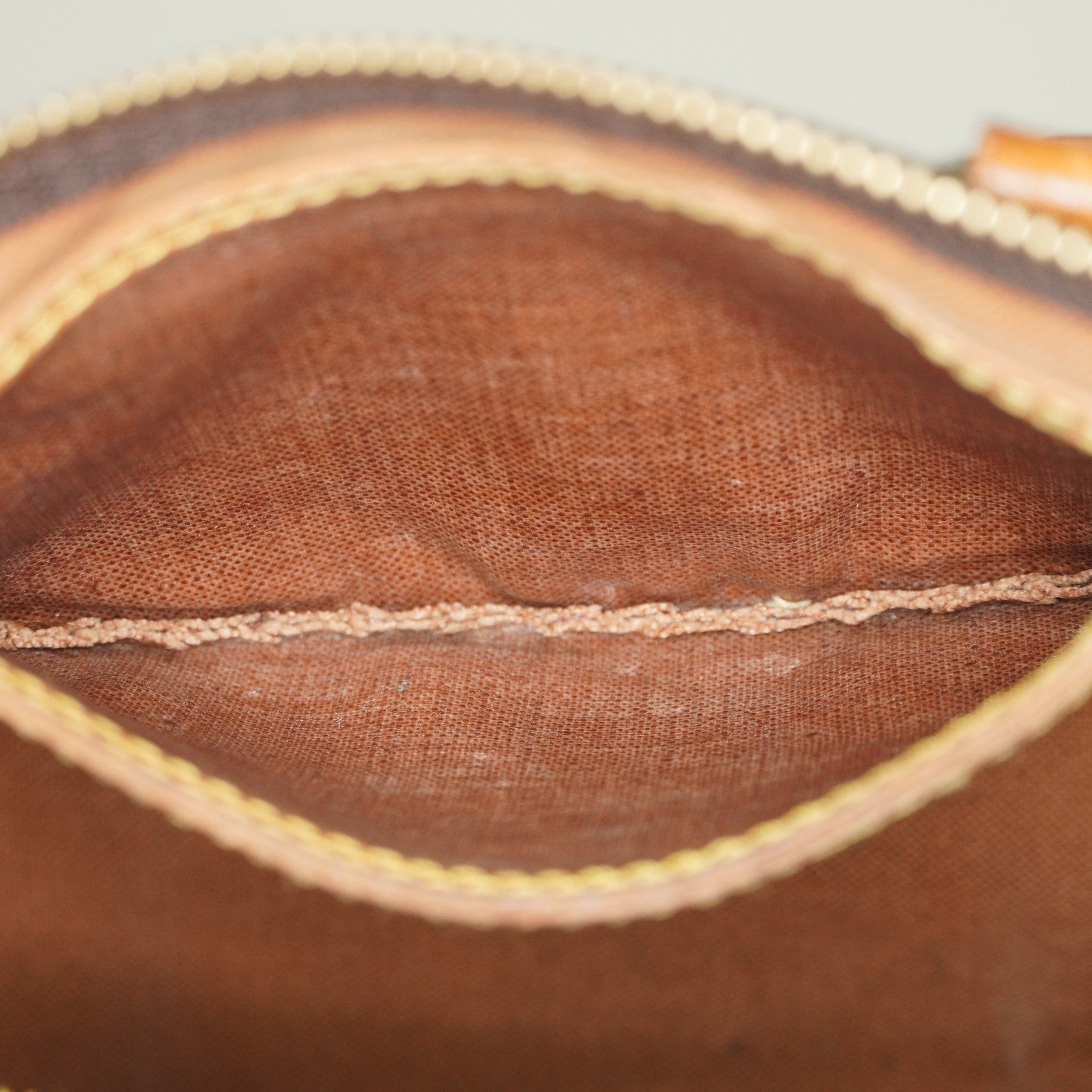 Louis Vuitton Speedy 25 M41528 Monogram Canvas Boston Handbag Brown 07E057150004