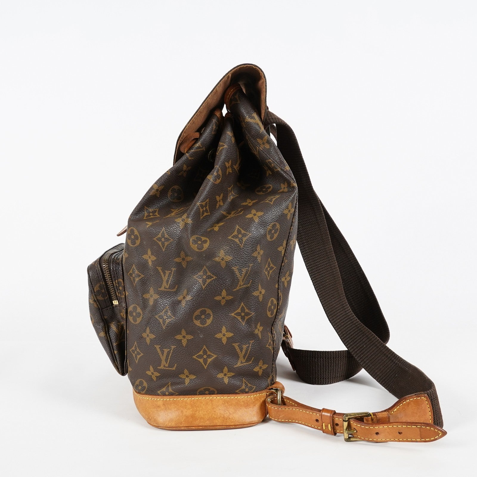 Louis Vuitton M51135 Monogram Montsouris GM Backpack Brown Used 07E074730027