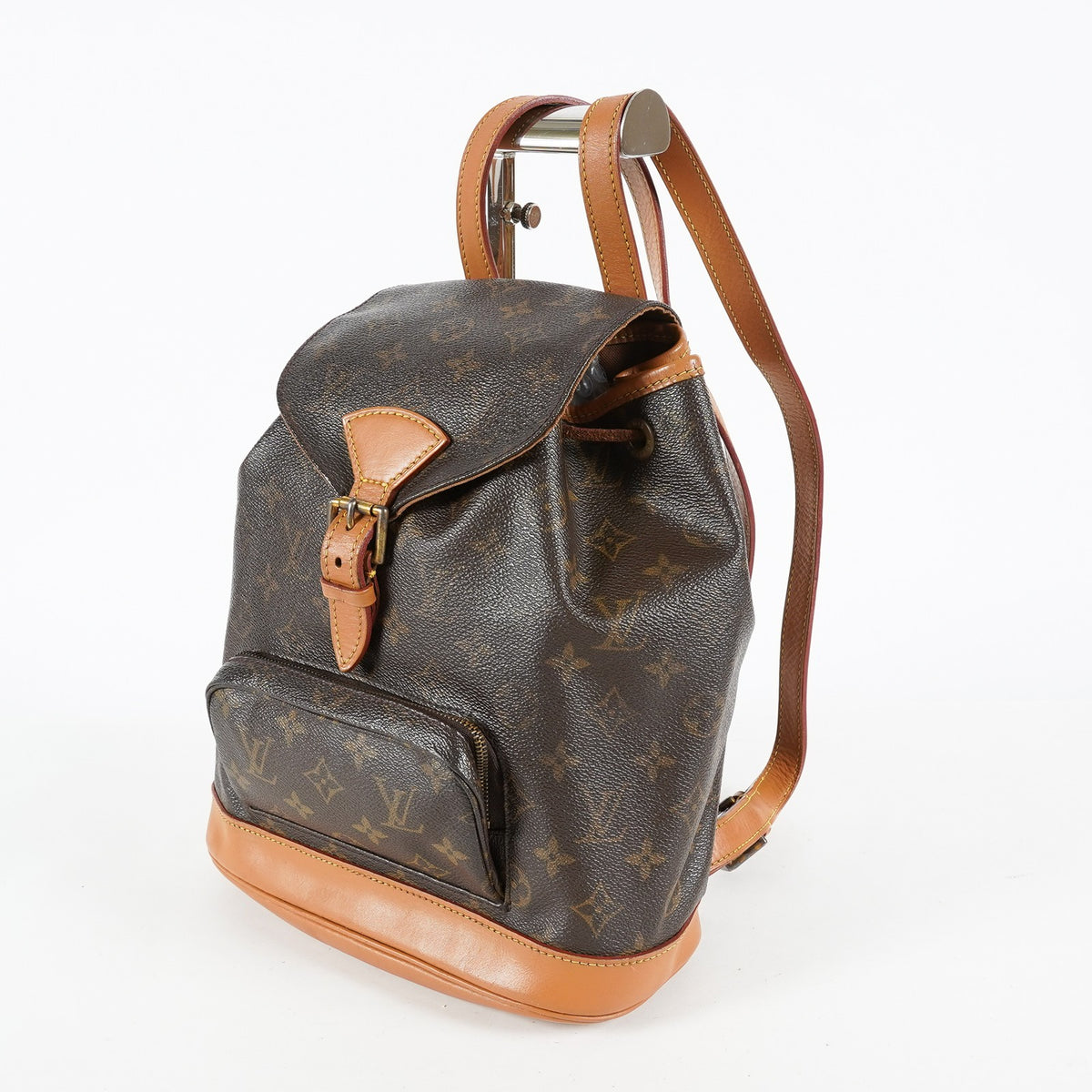 Louis Vuitton Mini Montsouris M51137 Monogram Canvas Brown Backpack 09E203520006