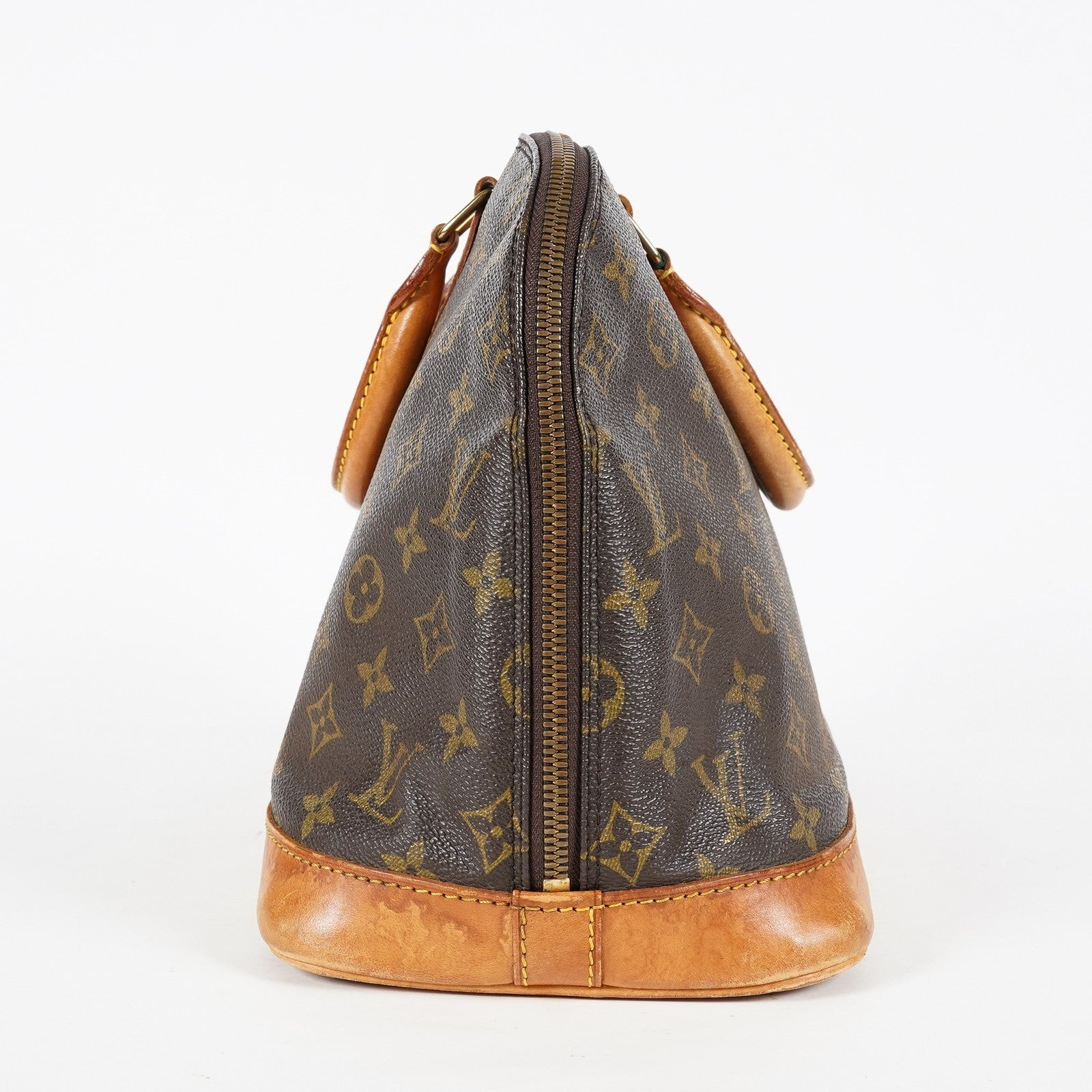Louis Vuitton Alma PM M51130 Monogram Canvas Brown Bag Used Vintage 08A103088803