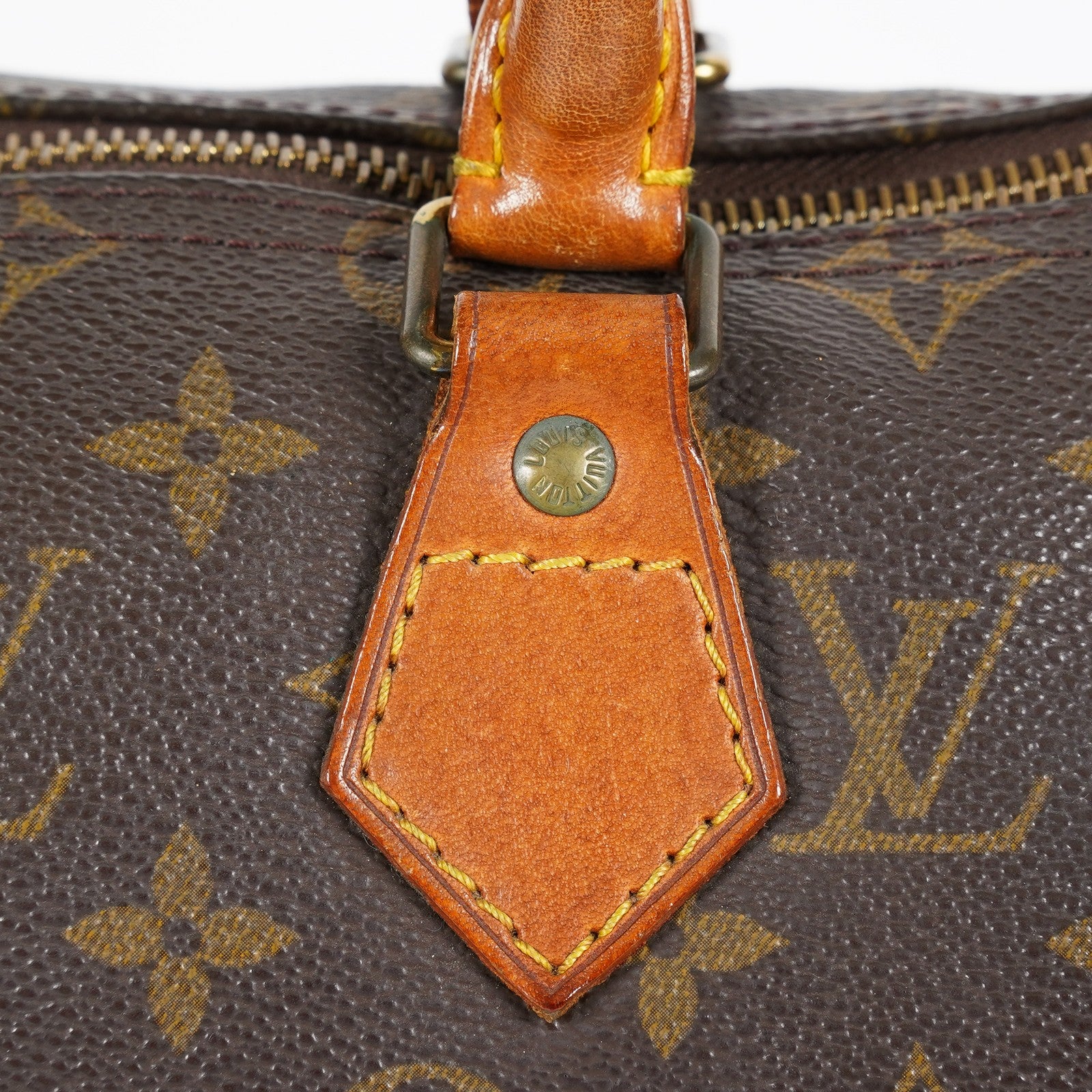 Louis Vuitton Speedy 25 M41528 Monogram Brown Boston Hand Bag Used 07E216490015