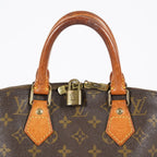Louis Vuitton Alma PM Hand Bag Monogram Canvas Brown M51130 Used 08E032750006