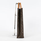 Louis Vuitton Sac Plat Monogram Canvas Hand Tote Bag Brown M51140 08E412310010