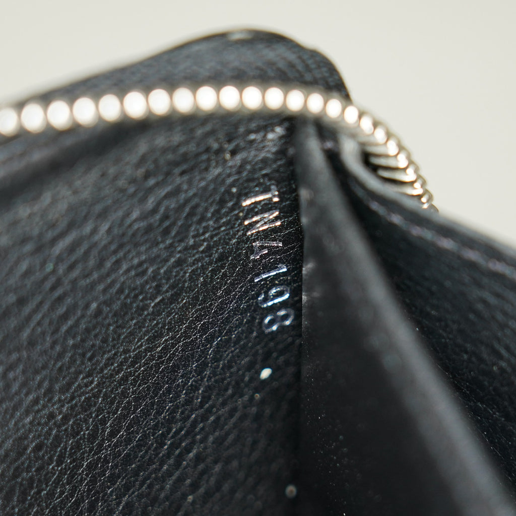 Louis Vuitton Monogram Mahina Zippy Zip-Around Wallet M61867 Noir 03T022500009