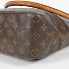 Louis Vuitton Looping GM Monogram Brown Shoulder Bag M51145 Vintage 07E163300012