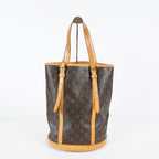 Louis Vuitton Bucket GM M42236 Monogram Canvas Brown Tote Bag Used 08E182310010