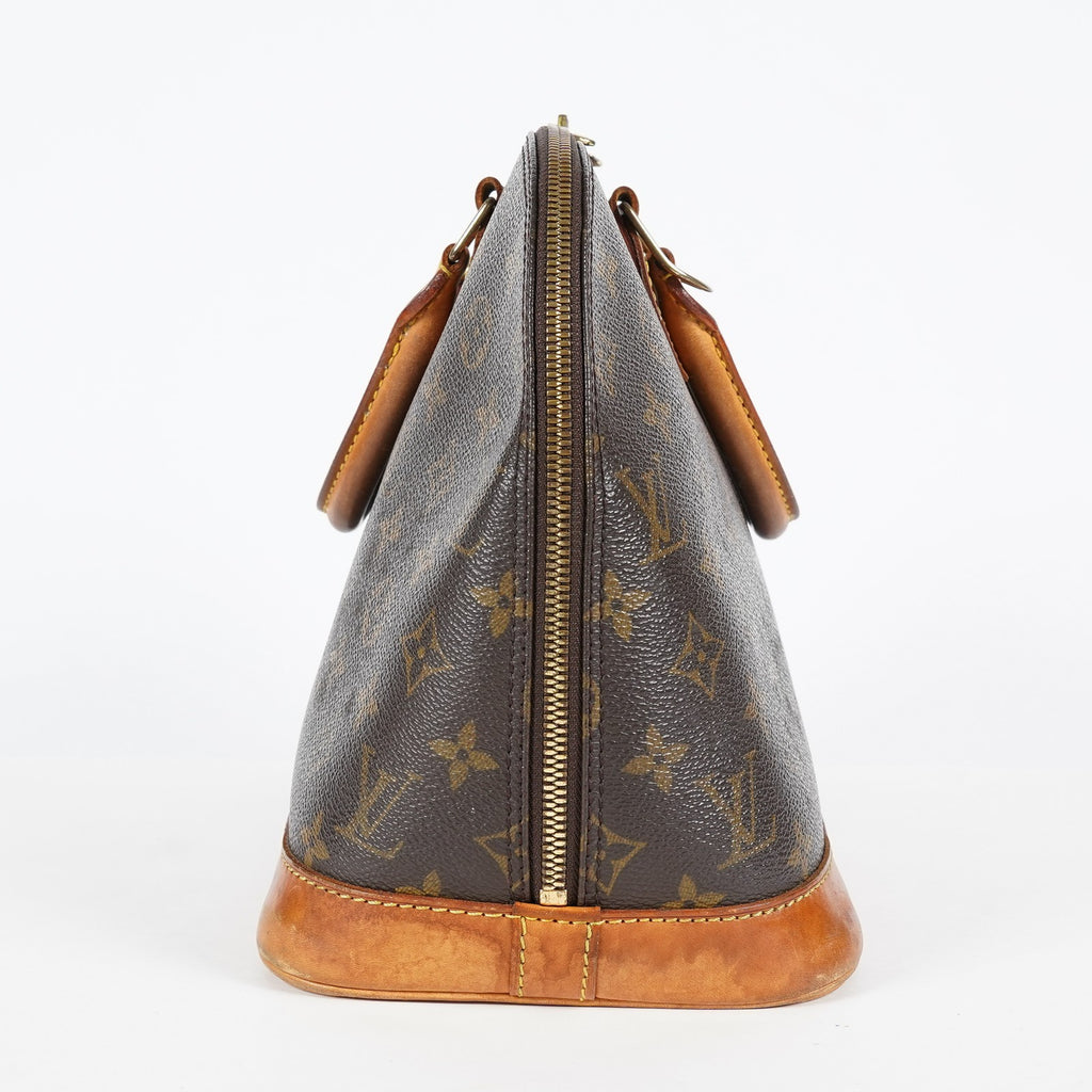 Louis Vuitton Alma PM M51130 Monogram Canvas Brown Handbag Vintage 08A333088803