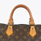 Louis Vuitton Speedy 30 Monogram Canvas Brown Boston Handbag M41526 08E065170002