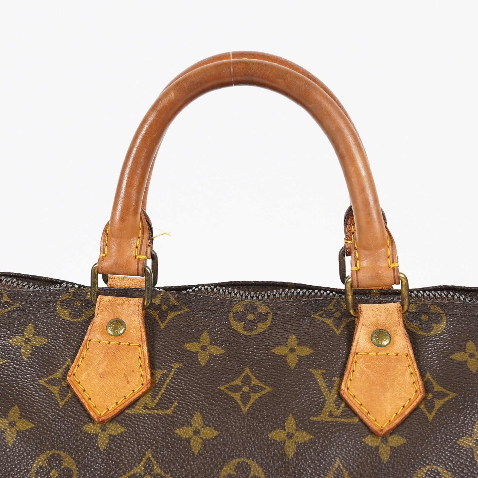 Louis Vuitton Speedy 30 Monogram Canvas Brown Boston Handbag M41526 08E065170002