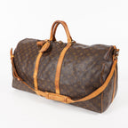 LOUIS VUITTON Monogram Keepall 60 Boston Bag LV Auth M41422 06E104620013