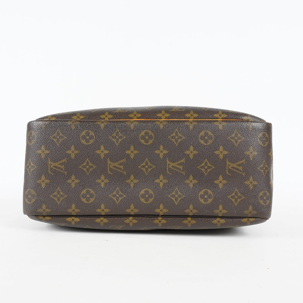Louis Vuitton Deauville M47270 Monogram Canvas Brown Used Handbag 09M452945808